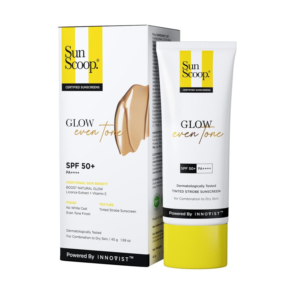 SunScoop Glow Even Tone Sunscreen SPF 50 PA++++