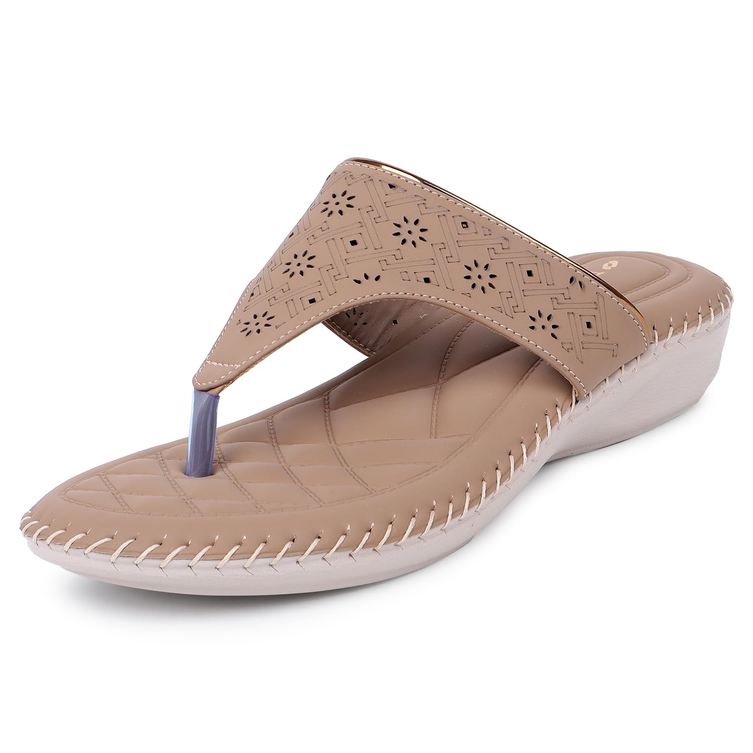 TRASE Orthopedic Footwear For Women | Ortho Slippers | Comfortable And Stylish Slippers For Woman | Soft Laser-cut Design | Cushion Footbed Women Slippers