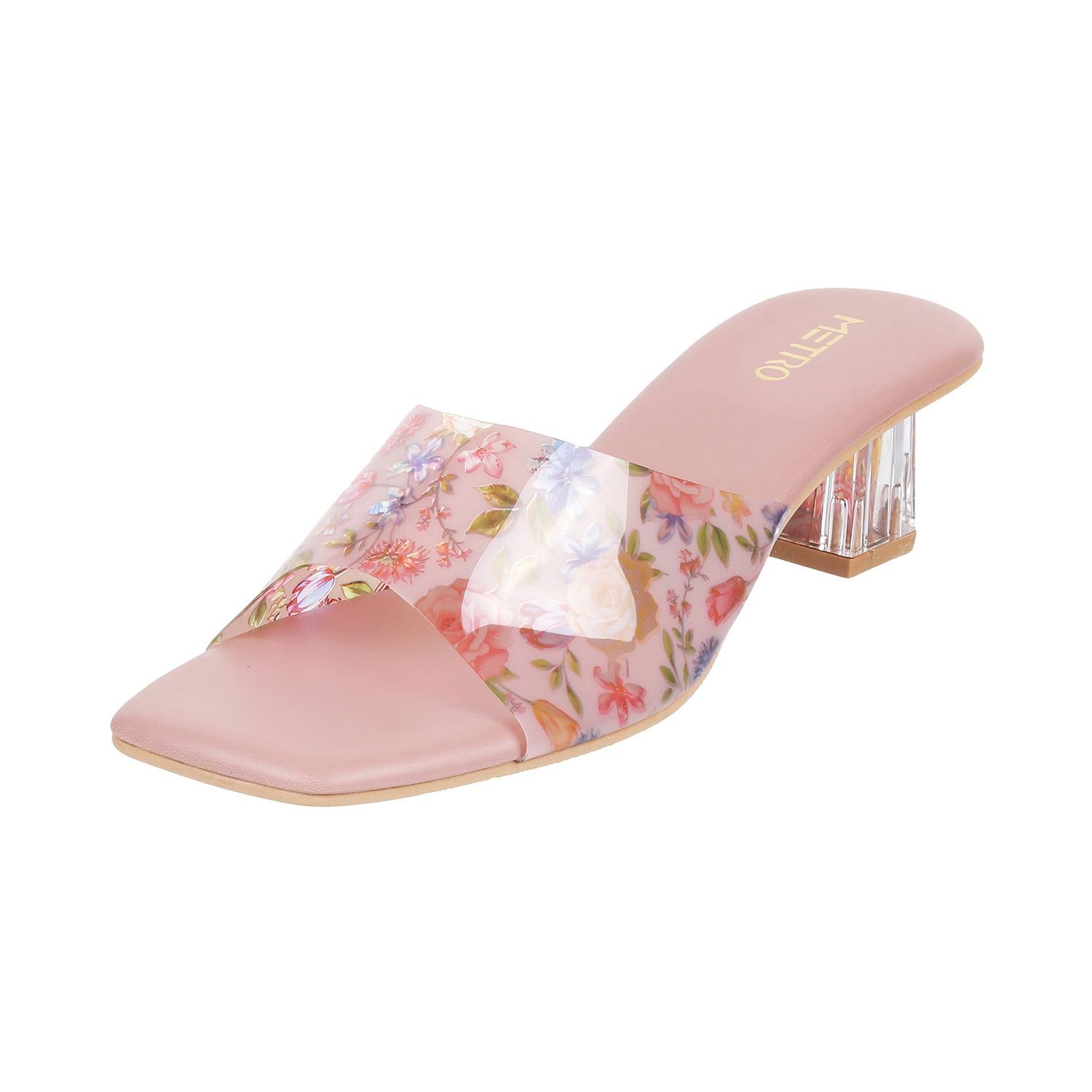 Metro Women Block Heel Fashion Sandal