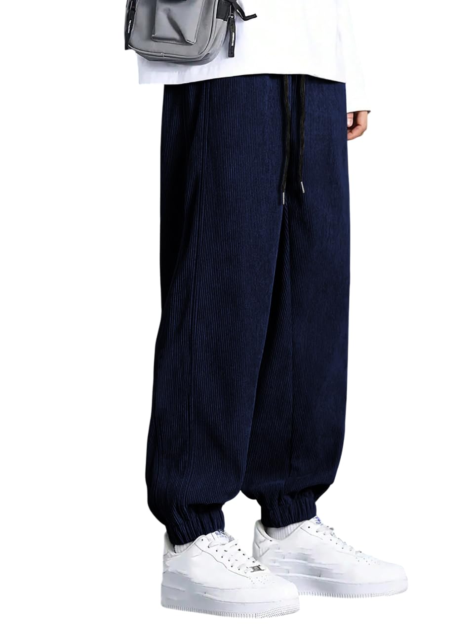 GRECIILOOKS Men’s Lycra Cargo Track Pants – Loose Fit Joggers for Men | Korean Style Travel & Lounge Wear with Pockets (Available in Plus Size and Combo Pack of 2)