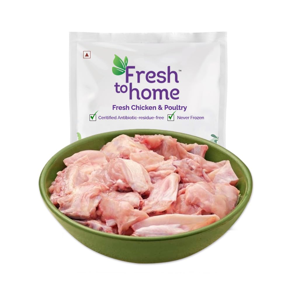 FreshToHome Pet Food Special – Chunky Chicken Meat and Bones (Small Cut) | 500g Pack