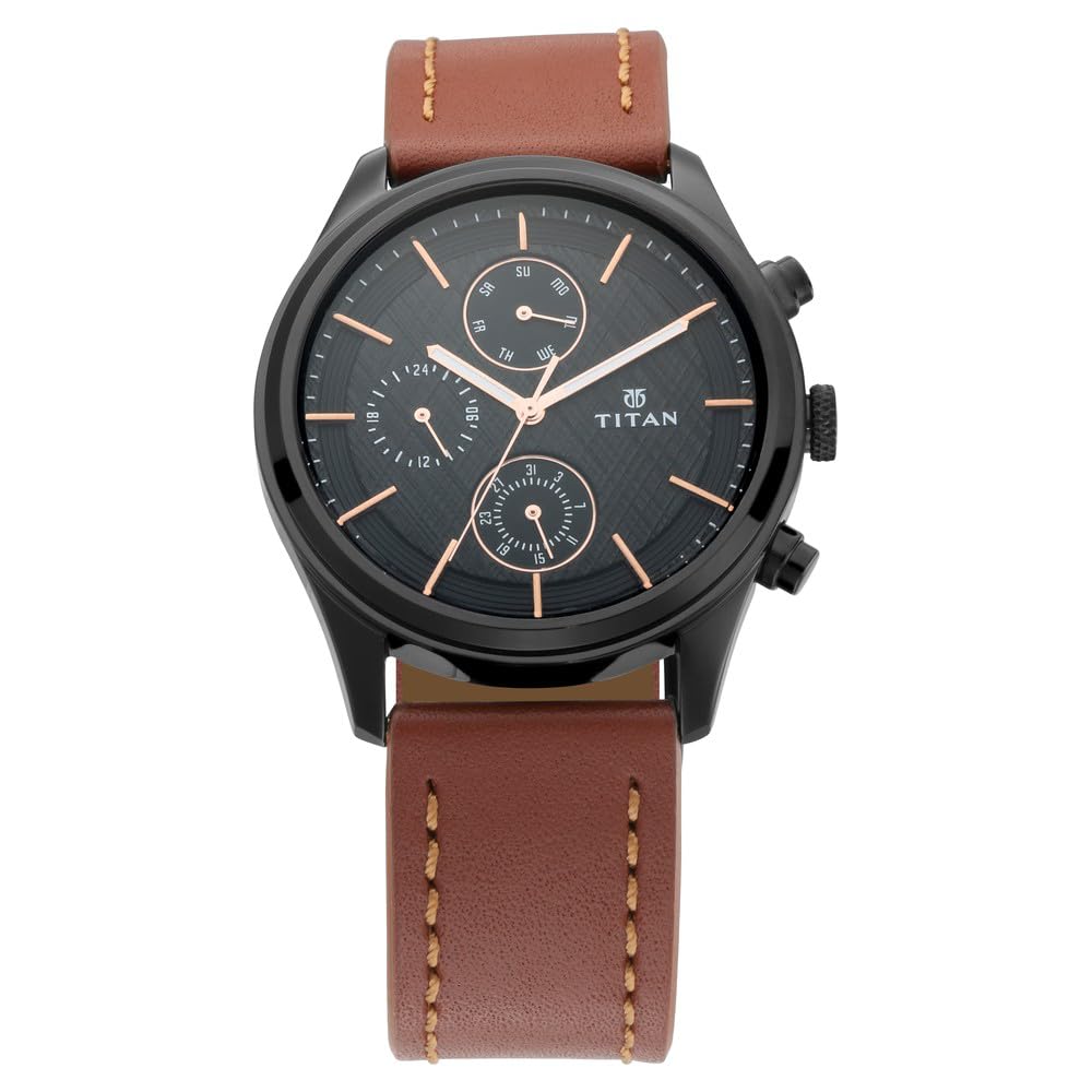 Titan Neo Iv Analog Black Dial Men’s Watch NM1805NL01/NN1805NL01/NP1805NL01