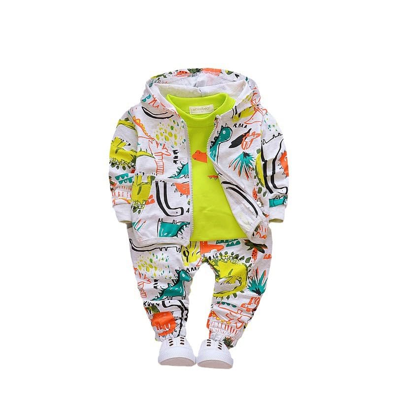 Googo Gaaga Boys Cotton Printed Hoodie Sweatshirt with Joggers in Clothing Set