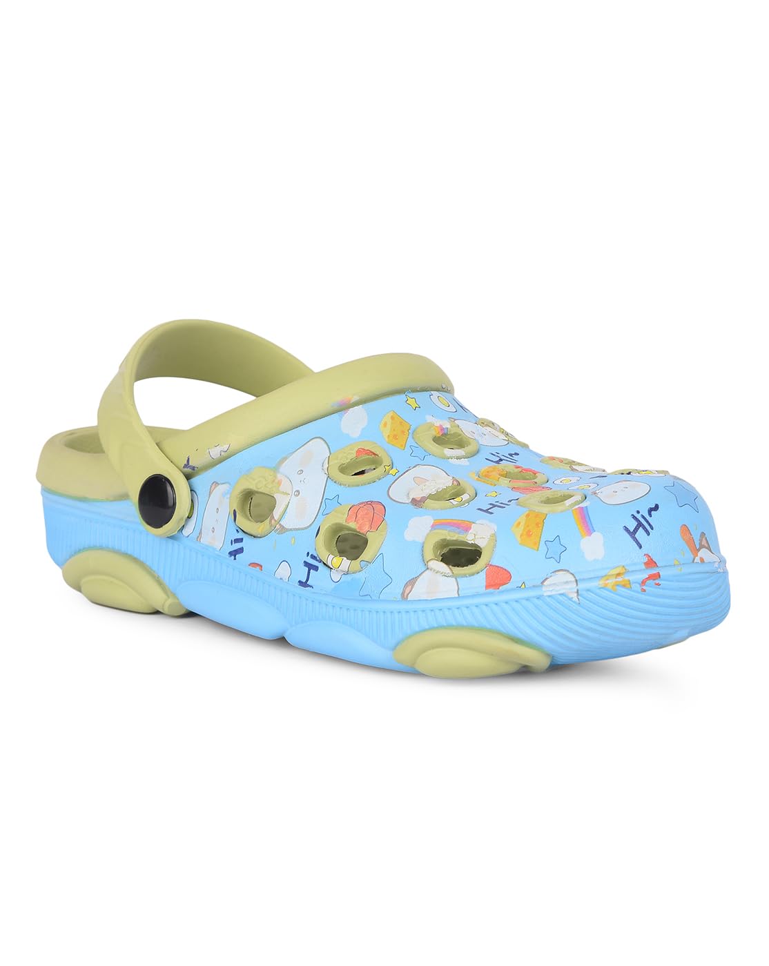 Liberty Lucy&Luke LPMXT-820 Casual Clogs for Kids – Pink, Sky Blue & Sea Green | Slip-On Comfort, Comfortable, Breathable and Lightweight | Ideal for All-Day Wear | Suitable for Indoors/Outdoors