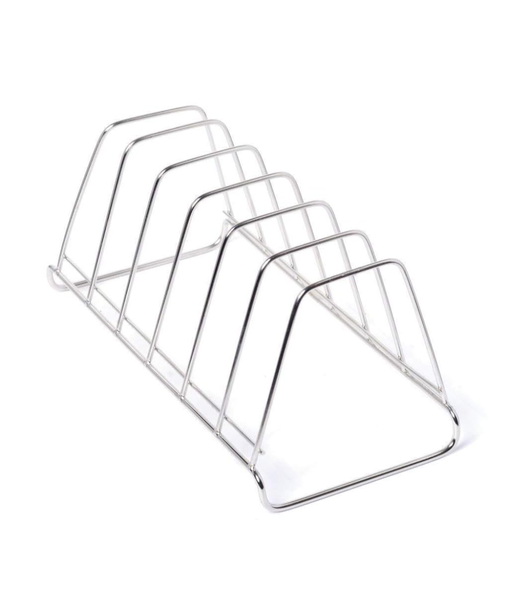 NH10 DESIGNS Steeliness Steel Dish Rack Plate Stand For 6 Layer Table Stand, Plates Holder Kitchen, Kitchen Rack, Stainless (Pack Of One, Nhspcountertop, Floating Shelves)