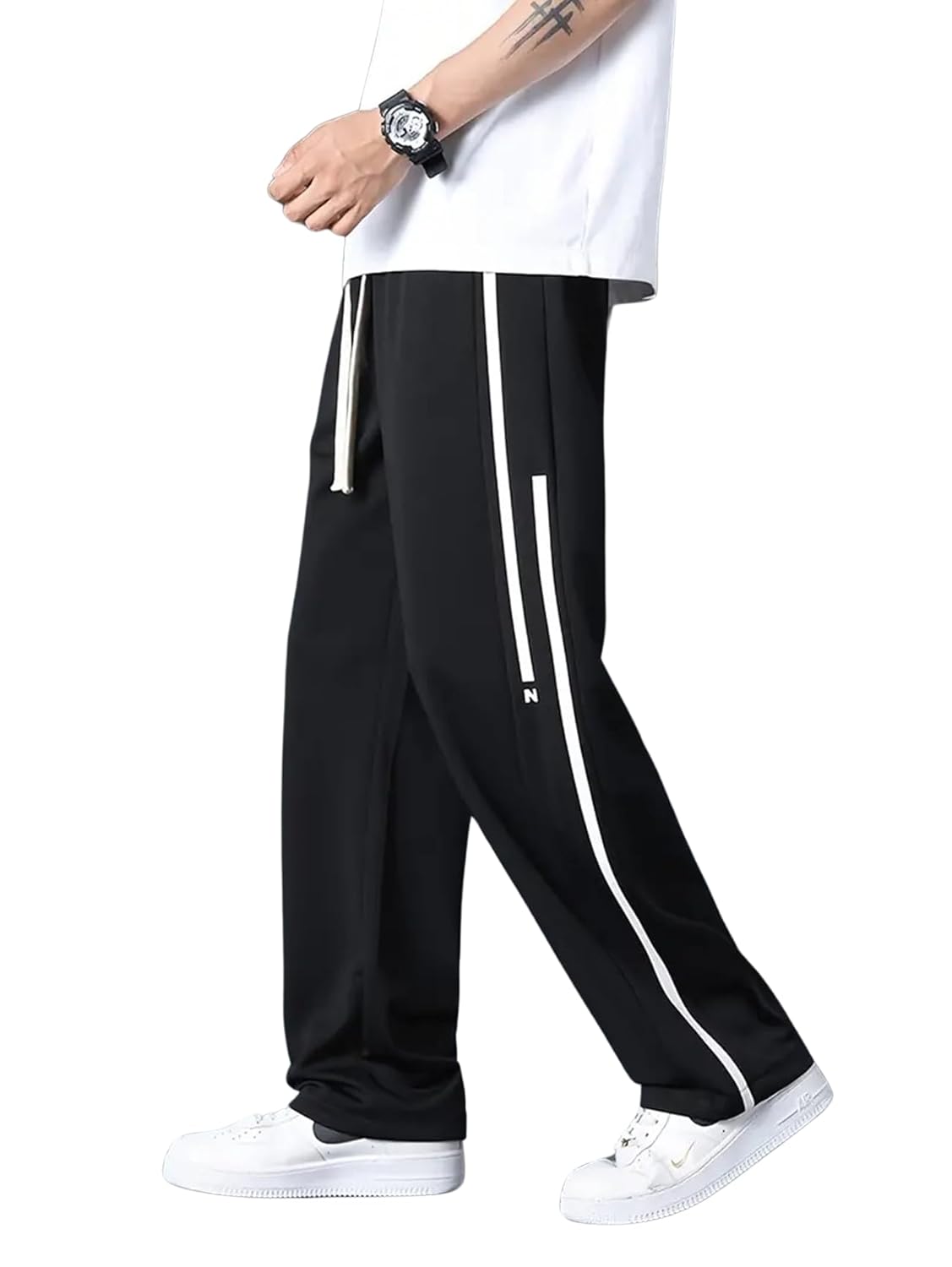 Lymio Men’s Regular Fit Mid Rise Track Pant || Plain Track Pant (TP-34-35)
