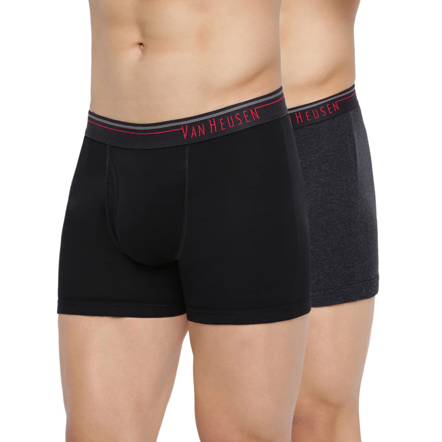 Van Heusen Men Boxer Briefs – 100% Combed Cotton – Pack of 2 – Anti Bacterial, Colour Fresh, Moisture Wicking