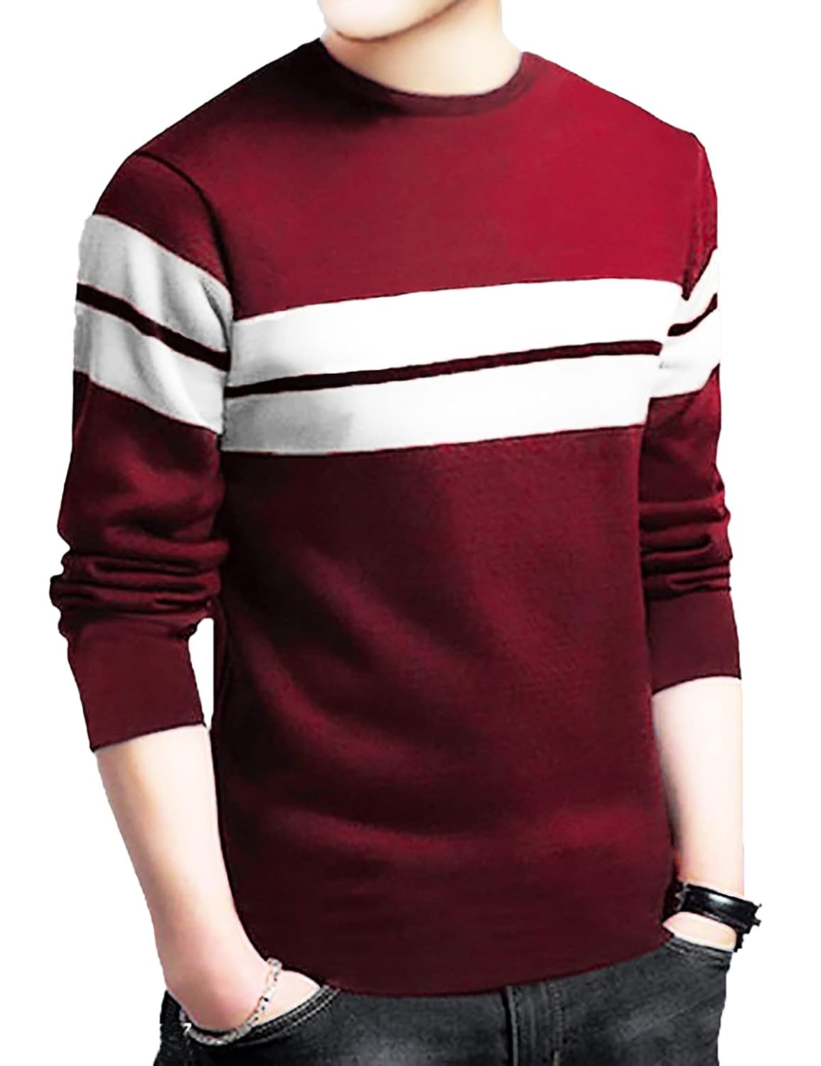LEOTUDE Men’s Full Sleeve Regular Fit Tshirt, Round Neck Cottonblend T-Shirt (Color Multicolor) LEOTUDE Men’s Full Sleeve Regular Fit Tshirt, Round Neck Cottonblend T-Shirt (Color Multicolor)