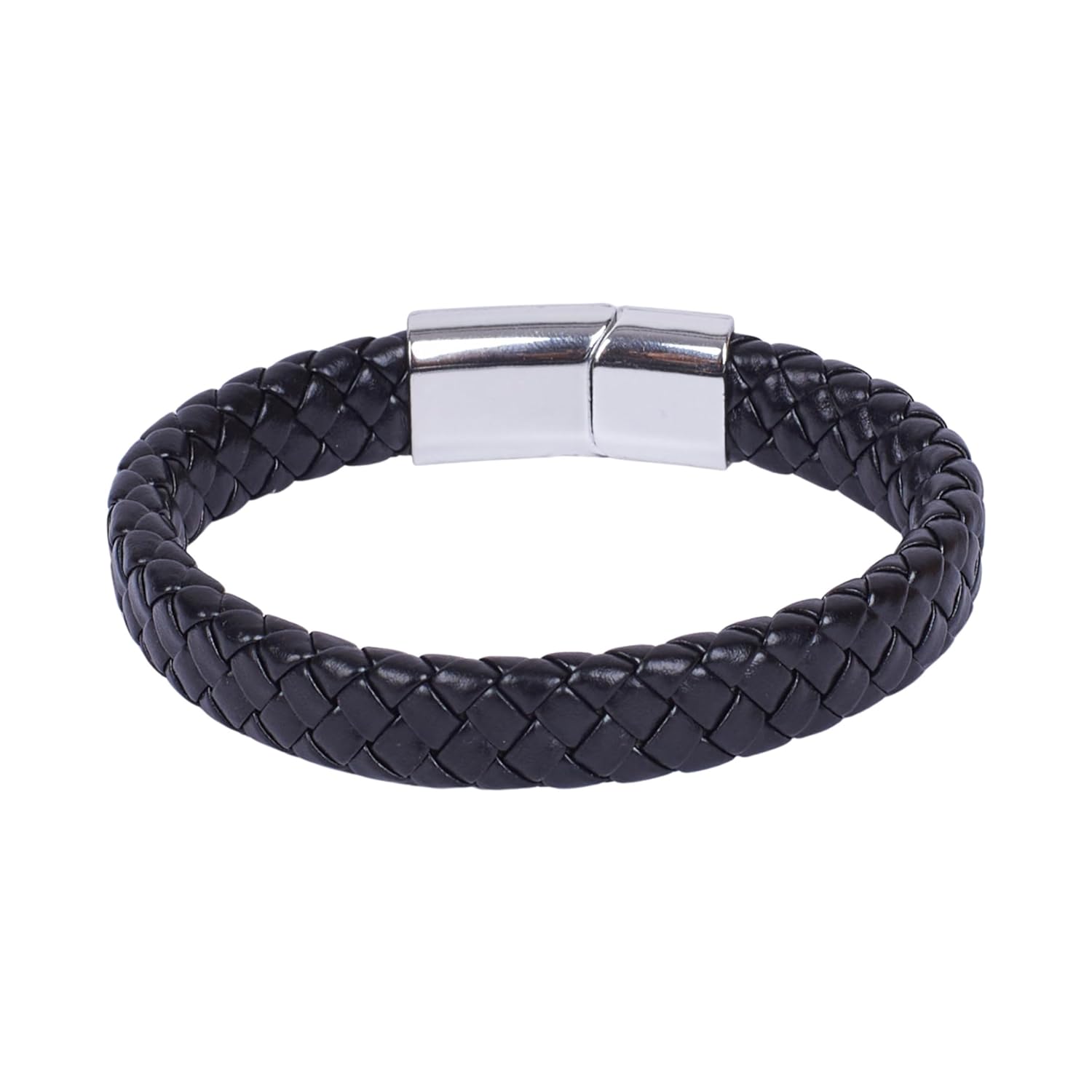 SALTY ALPHA Anti Tarnish Stavros Stainless Steel Leather Black Bracelet for Men | Hand Bands for Boys | Wrist Bracelets for Man | Fashion Jewellery Accessories | Stylish Minimal Jewelry SALTY ALPHA Anti Tarnish Stavros Stainless Steel Leather Black Bracelet for Men | Hand Bands for Boys | Wrist Bracelets for Man | Fashion Jewellery Accessories | Stylish Minimal Jewelry