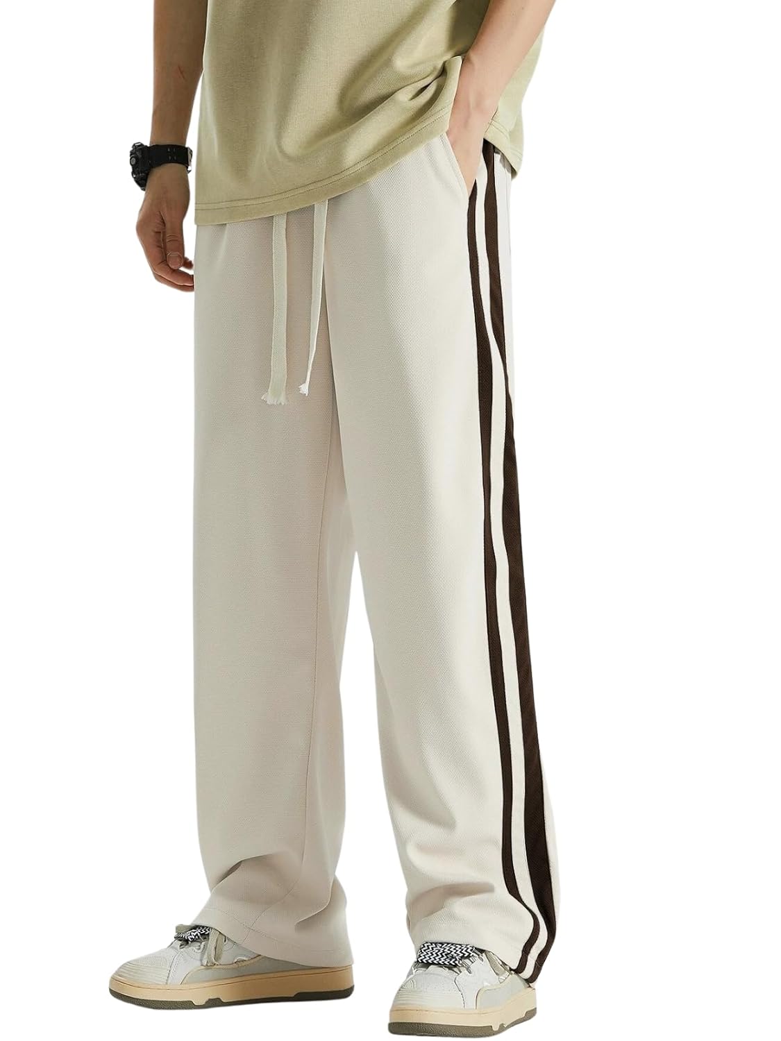 GRECIILOOKS Men’s Loose Mid Rise Casual Trousers Pants | Regular | Sports Stylish Treck Pant | Sweatpants (Available in Plus Size and Combo Pack of 2)