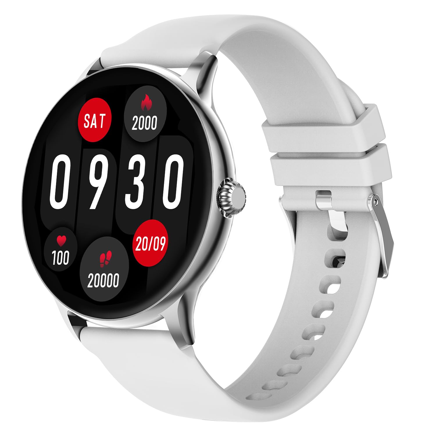 Fire-Boltt Phoenix Pro Smart Watch 1.39” HD Display, Bluetooth Calling, AI Voice Assistant, 120 Sports Modes, IP67 Waterproof, SpO2 Monitor, Smart Watch for Man & Woman- Grey