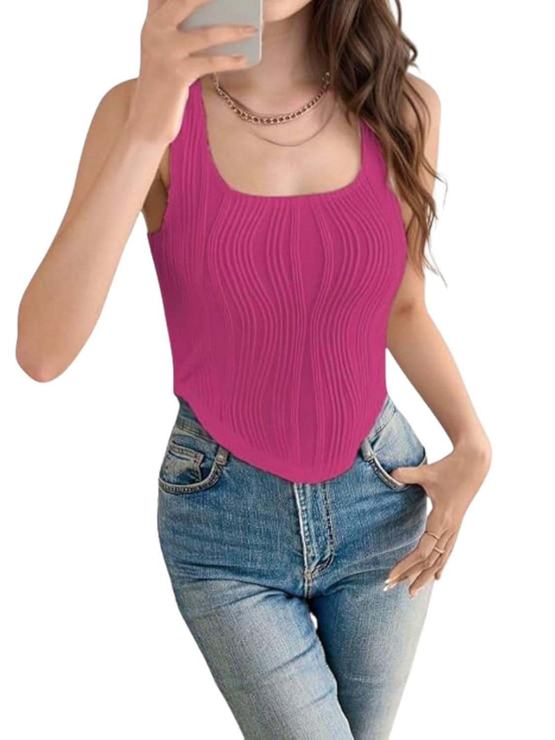 Leriya Fashion Women’s Fashion Tops – Cotton Crop Tops, Loose Fit Oversized Shirts & Stylish Korean Tank Tops for Summer Wear Leriya Fashion Women’s Fashion Tops – Cotton Crop Tops, Loose Fit Oversized Shirts & Stylish Korean Tank Tops for Summer Wear