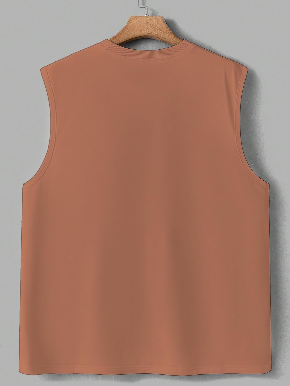 NETCLICK®Mens Tank Tops Sleeveless Round Neck Polycotton Vest for Gym, Running and Outdoor