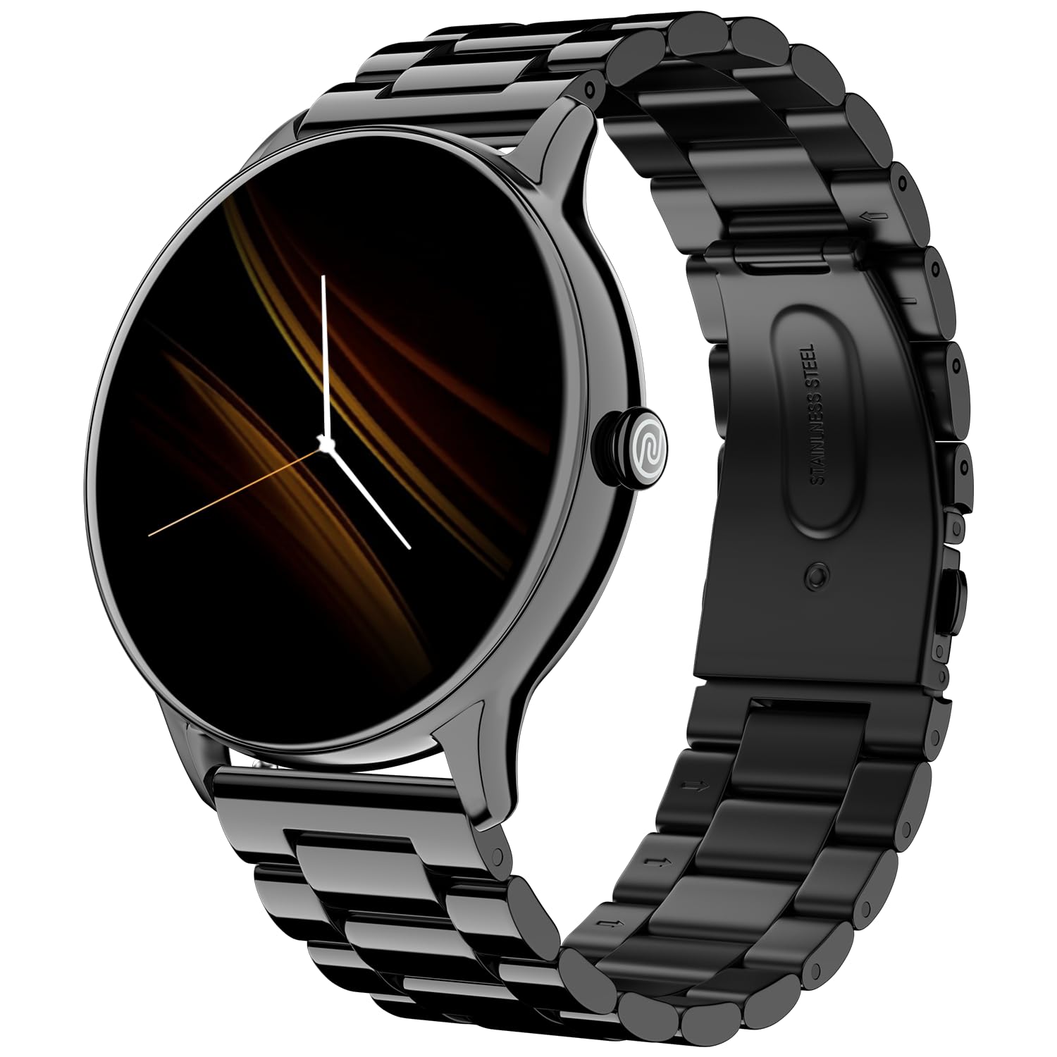 Noise Twist Go Round dial Smartwatch with BT Calling, 1.39″ Display, Metal Build, 100+ Watch Faces, IP68, Sleep Tracking, 100+ Sports Modes, 24/7 Heart Rate Monitoring (Elite Black)
