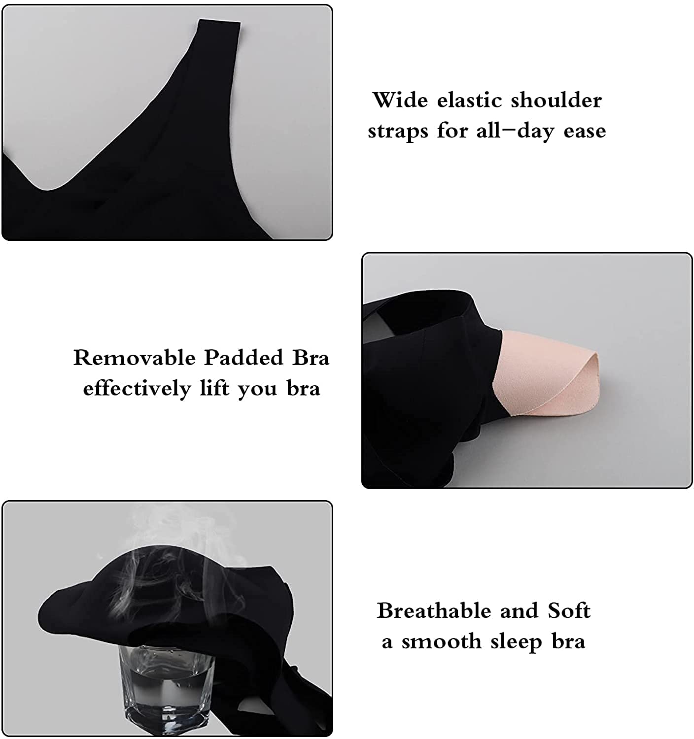 BROGBUS Polyamide High Elasticity Anti-Sweat Non-Wired Non-Padded Full Coverage Sports Bra for Women BROGBUS Polyamide High Elasticity Anti-Sweat Non-Wired Non-Padded Full Coverage Sports Bra for Women