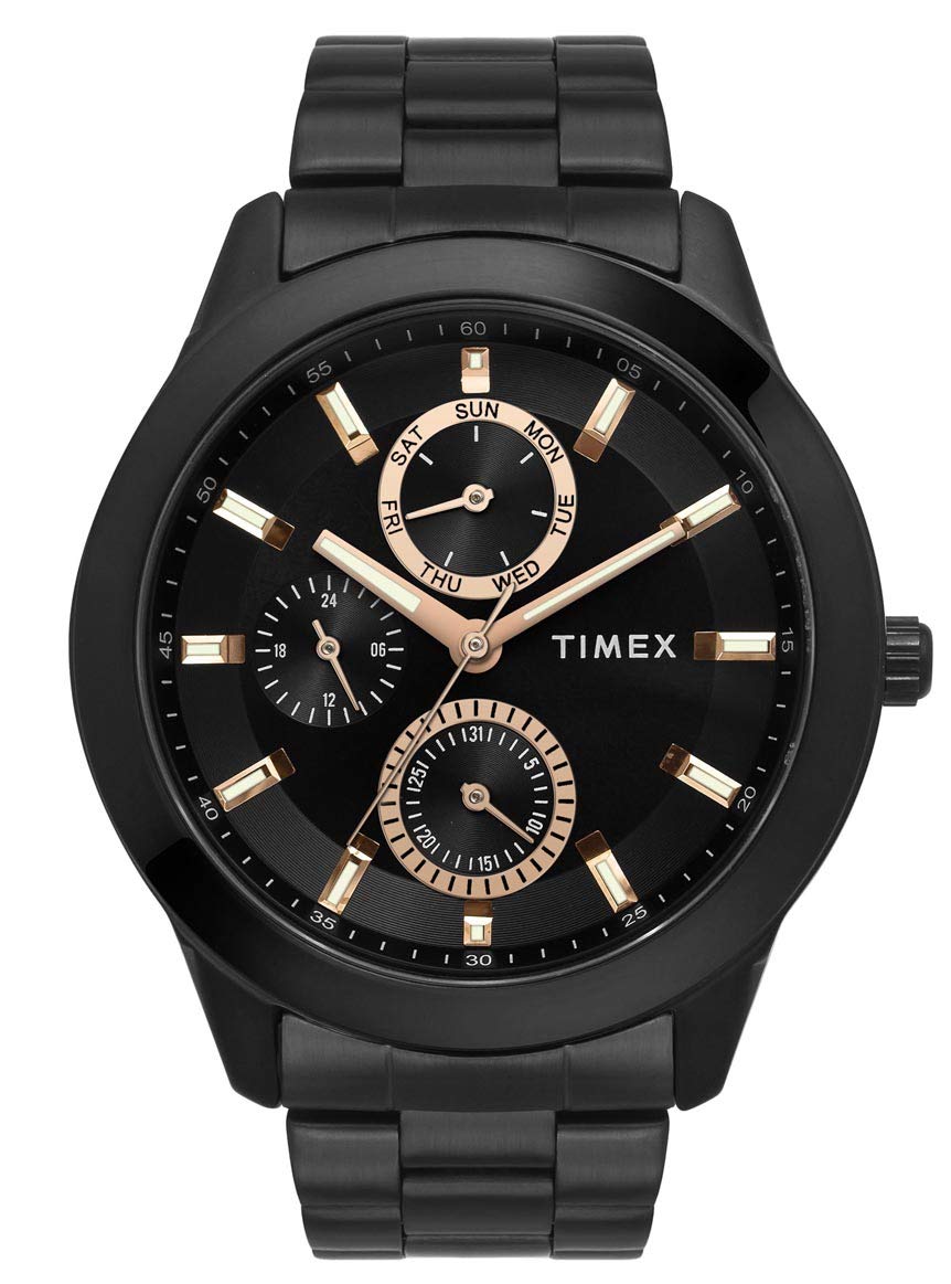 TIMEX Analog Watch for Men with Round Dial & Water Resistant Man’s Wrist Watches