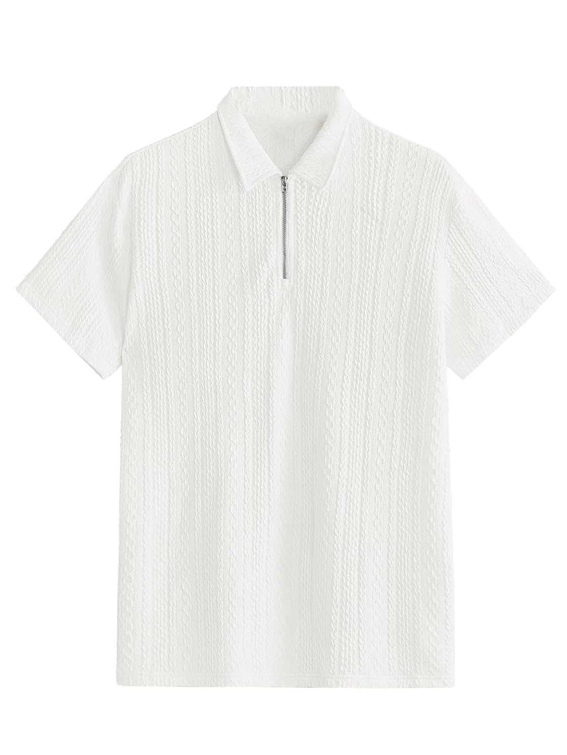 TAGDO Men’s Jacquard Chain Polo Shirt (2020)