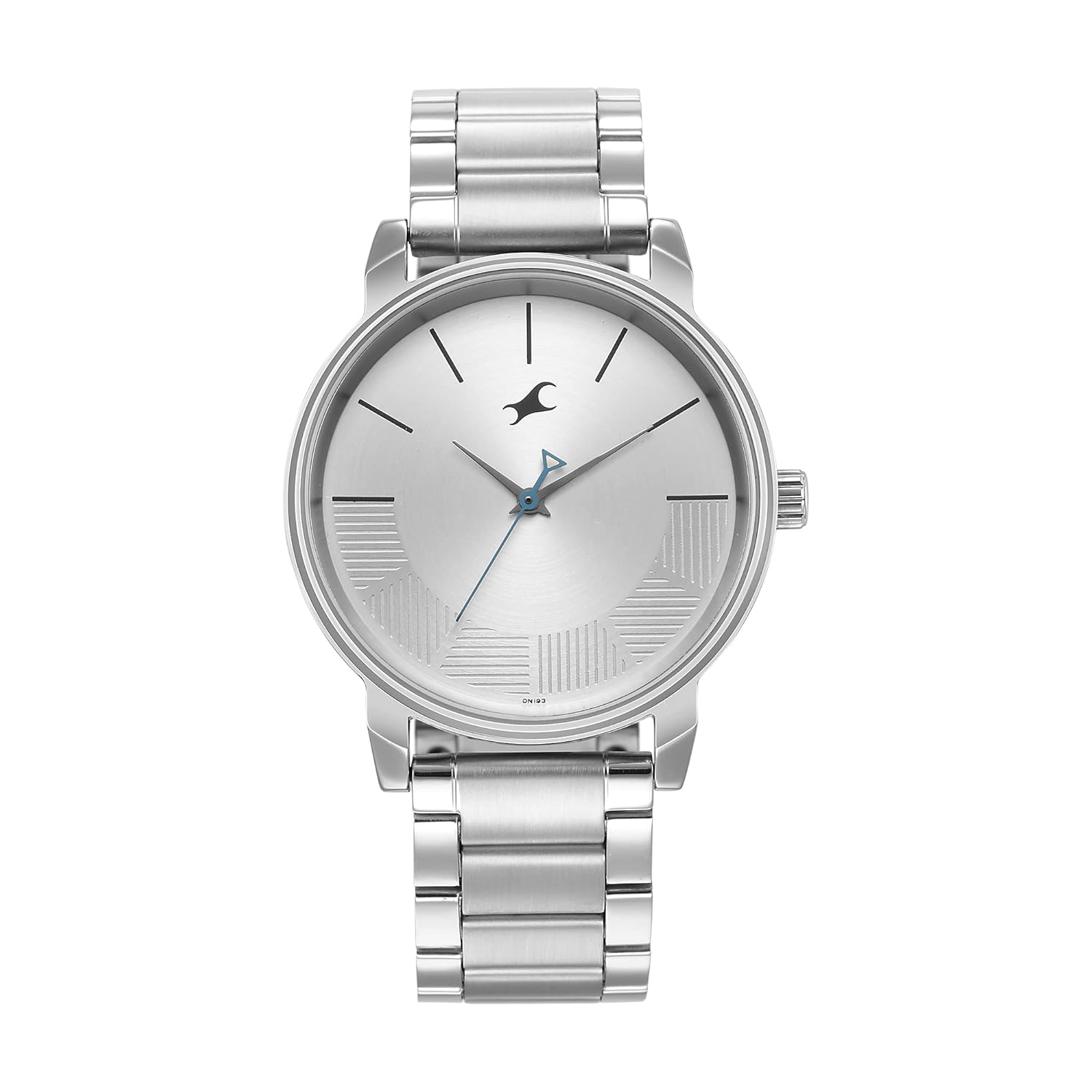Fastrack Stunners Quartz Analog Silver Dial Silver Metal Strap Watch for Guys – NT3291SM02​