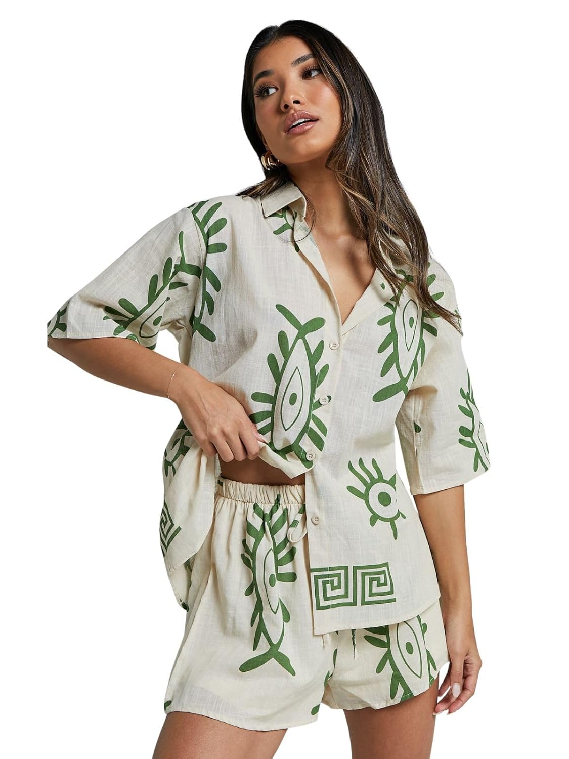 Leriya Fashion Stylish Co-ord Set for Women – Trendy Korean Summer Travel Outfit | Pajama Set For Women & Girl for Beach & Holiday Look Leriya Fashion Stylish Co-ord Set for Women – Trendy Korean Summer Travel Outfit | Pajama Set For Women & Girl for Beach & Holiday Look