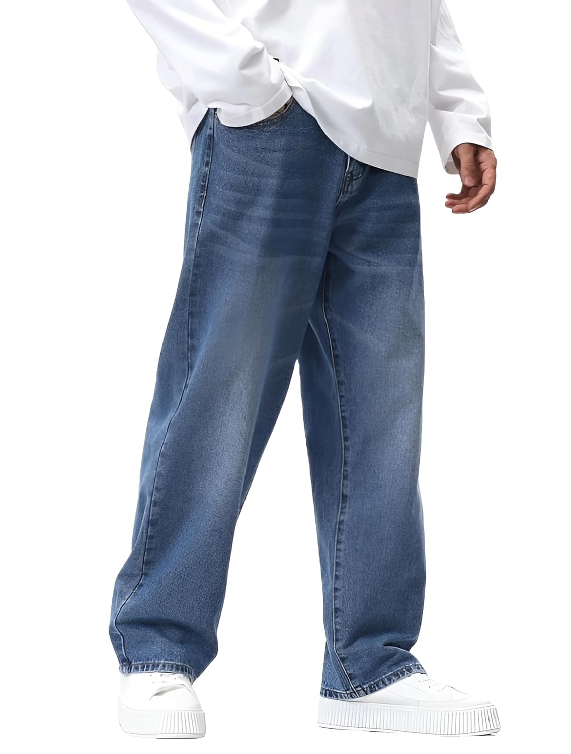 Ben Martin Men Jeans || Baggy Fit Jean’s for Man || Loose Fit High Rise Denim || Stretchable Casual Wear Jean,s || Dance Rap Rapping Style Pant for Men || Denim Cotton Jeans (0) Ben Martin Men Jeans || Baggy Fit Jean’s for Man || Loose Fit High Rise Denim || Stretchable Casual Wear Jean,s || Dance Rap Rapping Style Pant for Men || Denim Cotton Jeans (0)
