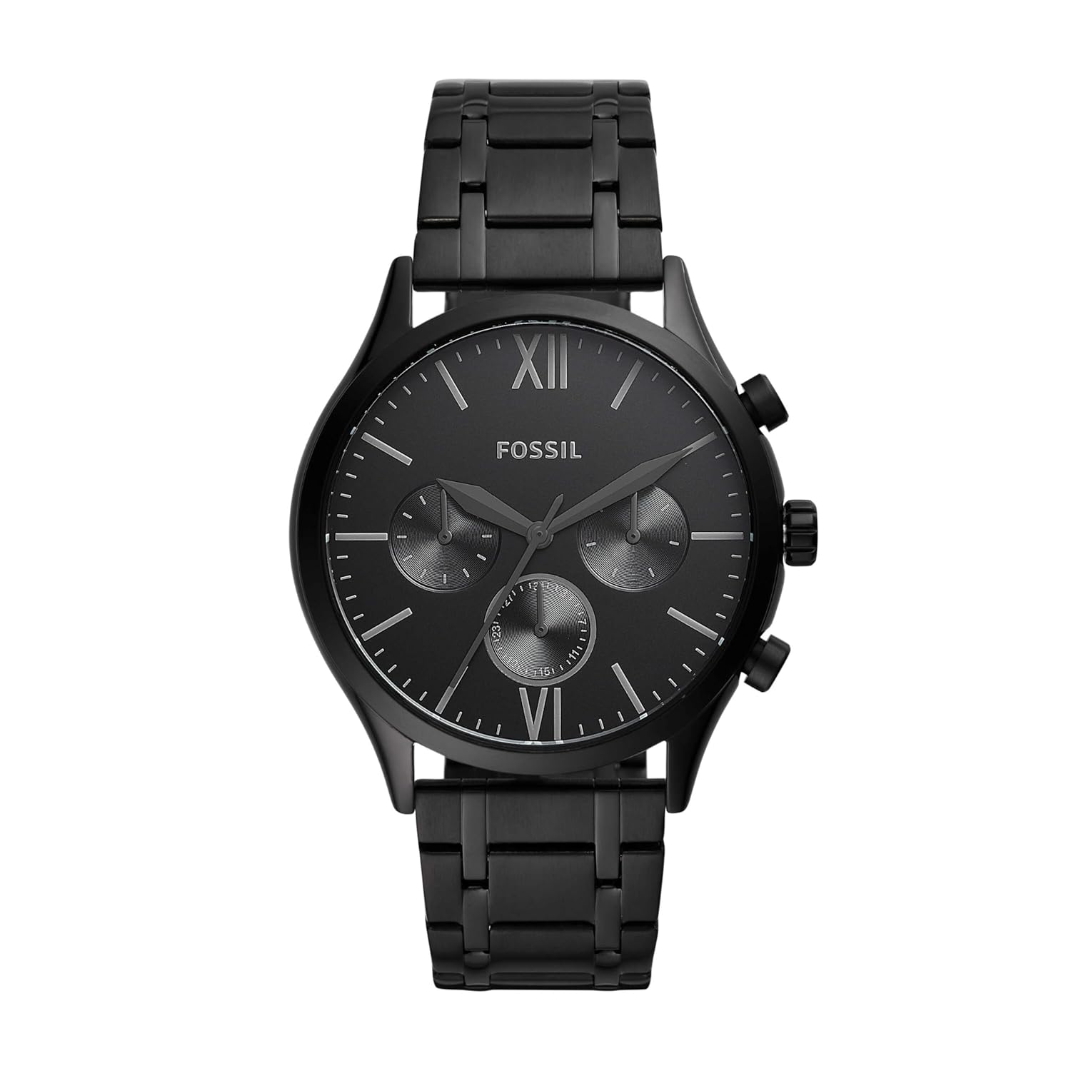Fossil Stainless Steel Fenmore Analog Black Dial Men’s Watch-Bq2365