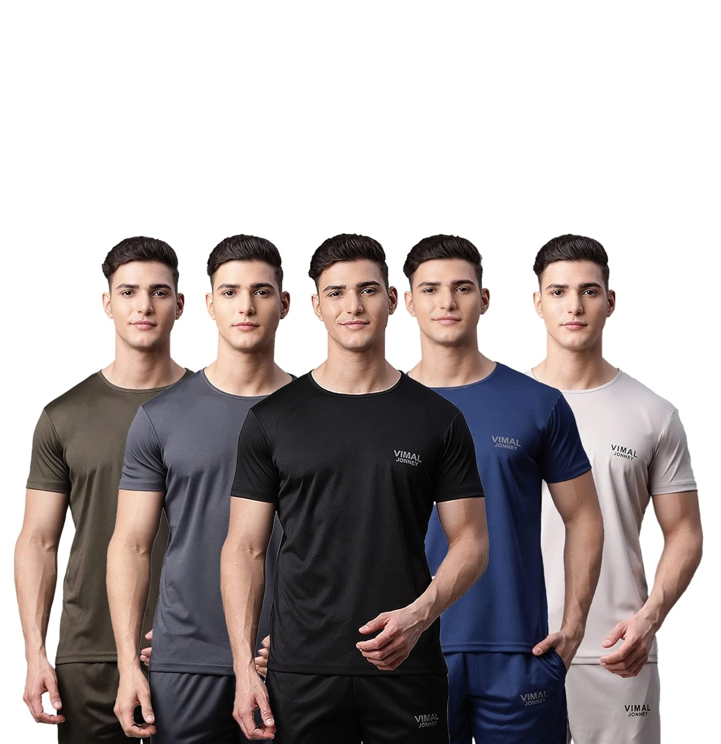 Mack Jonney Men Round Neck Polyster Regular Fit T-Shirt