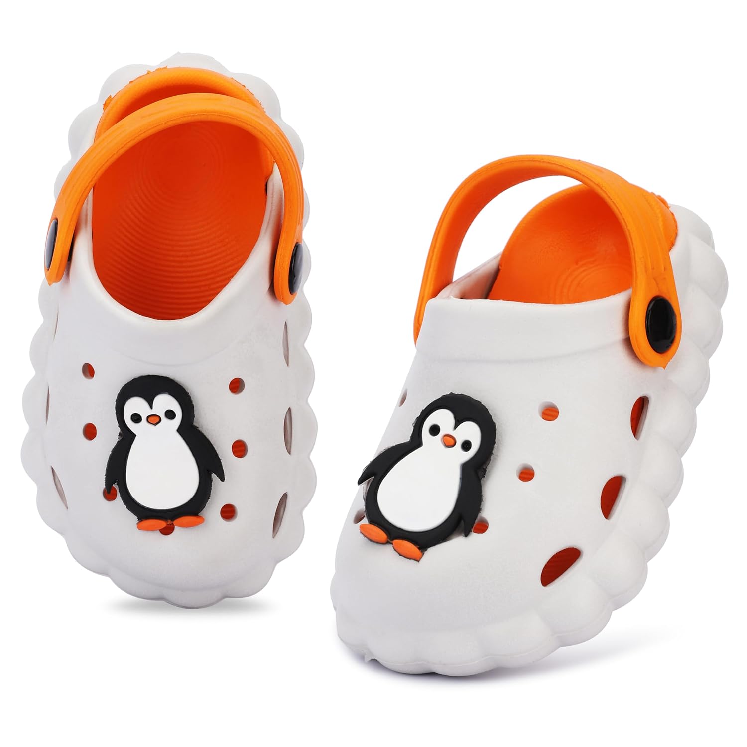 GLJ Little AngelToddler Clogs Slippers, 12 Months to 3 Years, Baby Boy, Waterproof, Lightweight, Cute Cartoon Penguin Design GLJ Little AngelToddler Clogs Slippers, 12 Months to 3 Years, Baby Boy, Waterproof, Lightweight, Cute Cartoon Penguin Design