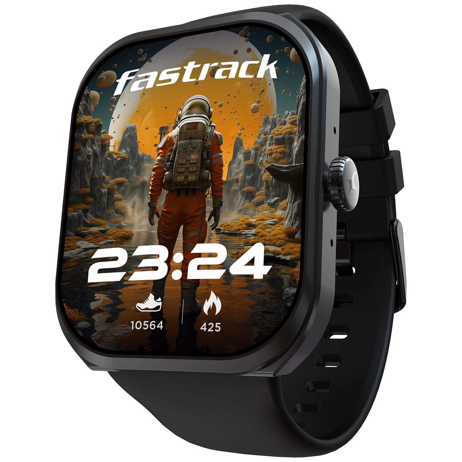 Fastrack Limitless FS2+ Smart Watch, 2.01″ UltraVU Display, Functional Crown, SingleSync BT Calling, 110+ Sports Modes, 200+ Smartwatch Faces, Upto 7 Day Battery, AI Voice Assistant (Black) Fastrack Limitless FS2+ Smart Watch, 2.01″ UltraVU Display, Functional Crown, SingleSync BT Calling, 110+ Sports Modes, 200+ Smartwatch Faces, Upto 7 Day Battery, AI Voice Assistant (Black)