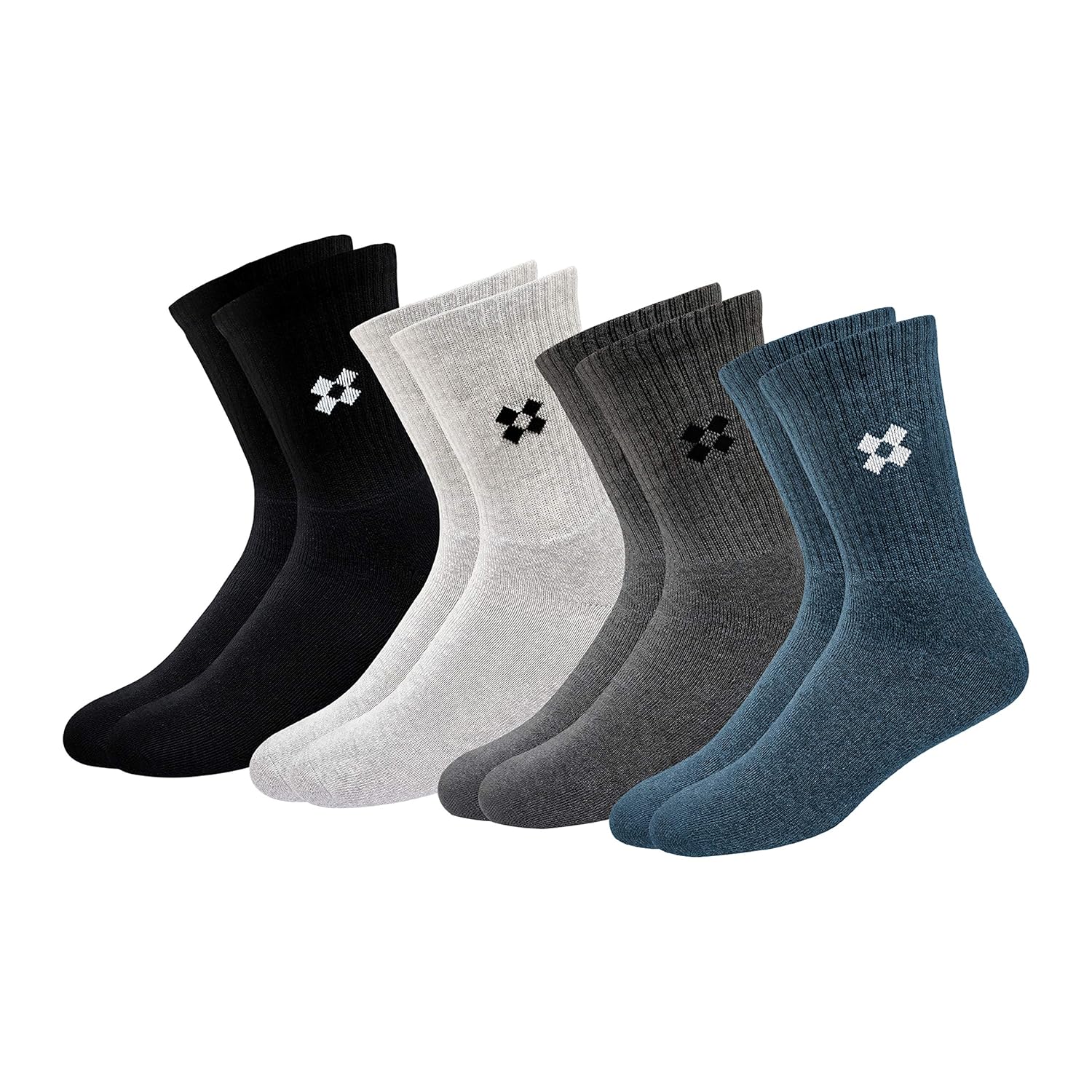 ARKYLE Woolen Winter Socks for Men Thick Terry Towel Cushion Socks, Free Size, Pack of 4 ARKYLE Woolen Winter Socks for Men Thick Terry Towel Cushion Socks, Free Size, Pack of 4