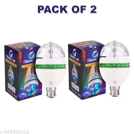 Best 360 Degree Rotating LED Disco Light for Home, Party, and Diwali