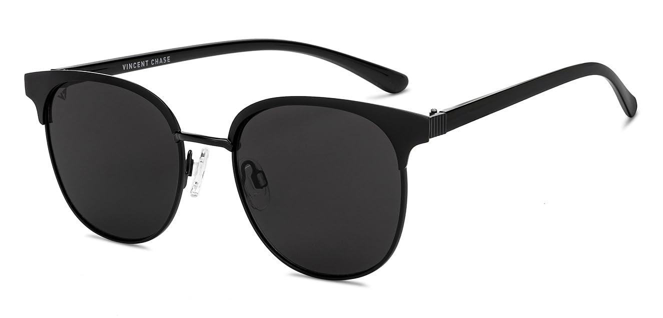 Vincent Chase By Lenskart | Full Rim Rectangular | Fashion Essentials | 100% UV Protected | Men & Women | Small | VC S15796