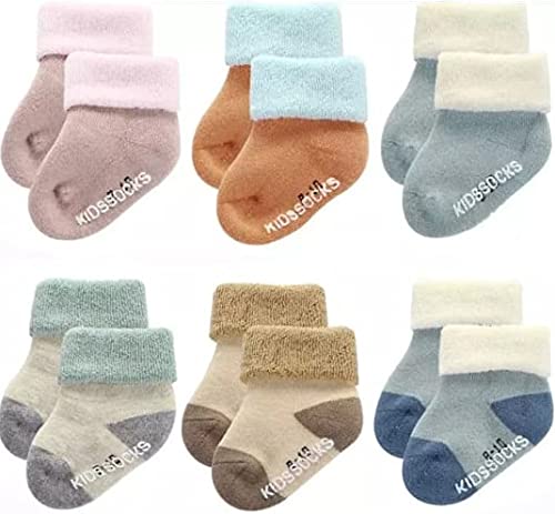 Khillayox New Born Baby Ankle Length Socks Woolen Socks For Baby Boys And Baby Girls Warm Thick Terry Socks For Kids Infants Socks (Asoorted Colors And Designs) Pack Of 6 Pair,Assorted Khillayox New Born Baby Ankle Length Socks Woolen Socks For Baby Boys And Baby Girls Warm Thick Terry Socks For Kids Infants Socks (Asoorted Colors And Designs) Pack Of 6 Pair,Assorted