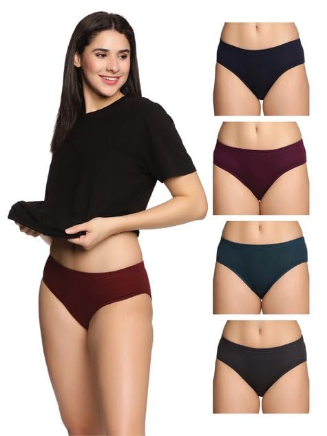 Lux Karishma Women’s 100% Pure Cotton Panty – Soft, Comfortable, and Skin-Friendly (Color&Print May Vary)
