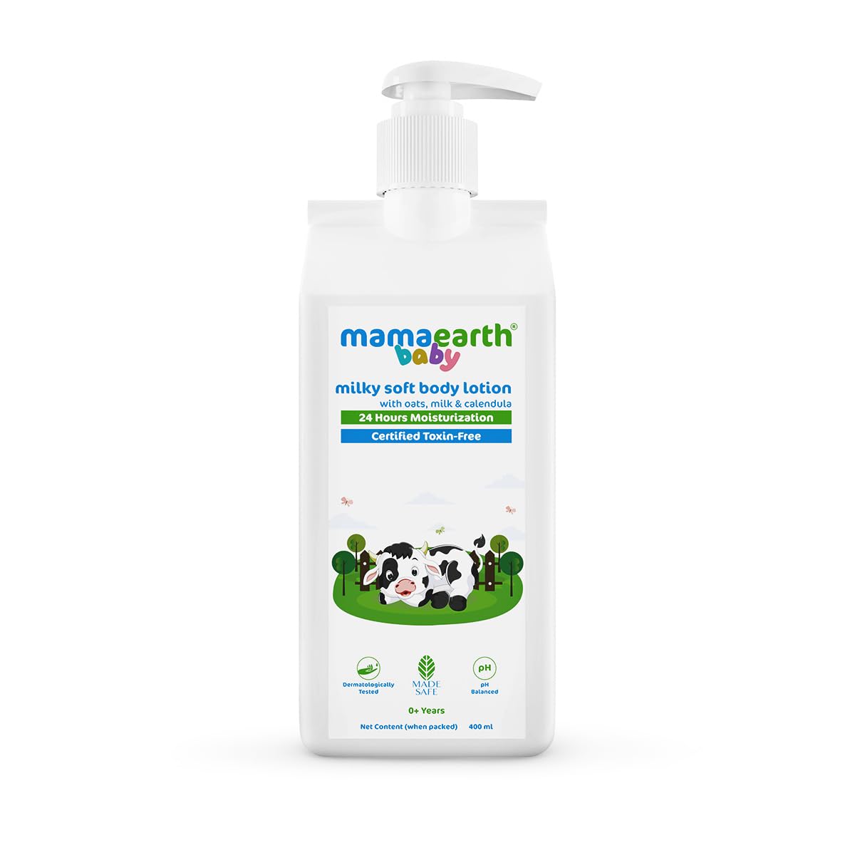 Mamaearth Milky Soft Body Lotion with Oats, Milk & Calendula – 400 ml Mamaearth Milky Soft Body Lotion with Oats, Milk & Calendula – 400 ml