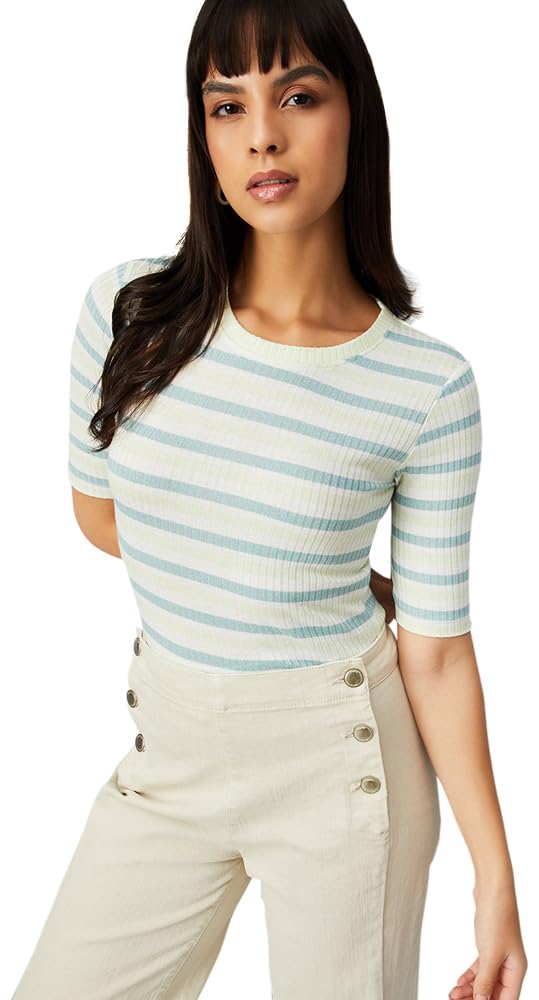 Max Women’s Polyviscose Elastane Regular Fit T-Shirt Max Women’s Polyviscose Elastane Regular Fit T-Shirt