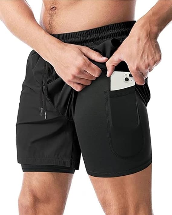 Bold Fitness Men’s 2 in 1 Workout Running Shorts Lightweight Training Yoga Gym Short with Pockets Cycling Shorts Bold Fitness Men’s 2 in 1 Workout Running Shorts Lightweight Training Yoga Gym Short with Pockets Cycling Shorts