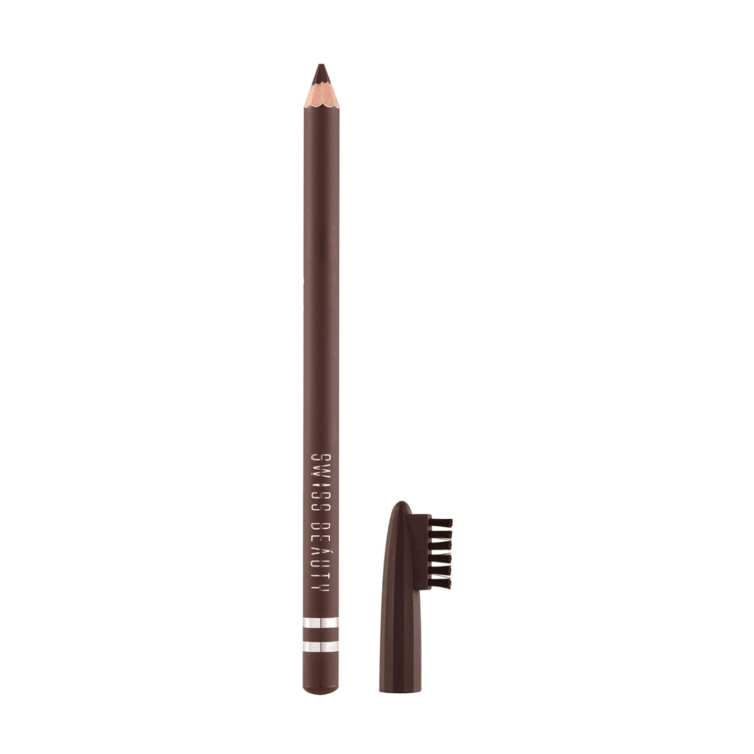 Swiss Beauty Waterproof Eyebrow Pencil With Brush | Smudge Proof Eyebrow Definer Pencil | Shade – 02 Dark Brown, 1.5G| Swiss Beauty Waterproof Eyebrow Pencil With Brush | Smudge Proof Eyebrow Definer Pencil | Shade – 02 Dark Brown, 1.5G|