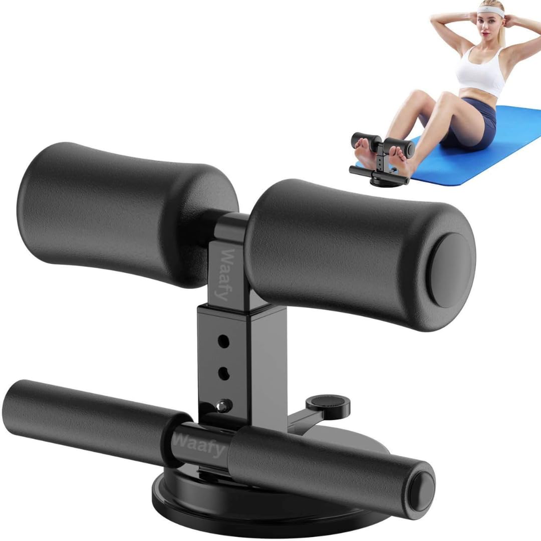 Waafy Sit-Up Bar With Foam Handle and Rubber Suction Seat Up Fitness Equipment Sit-ups and Push-ups Assistant Device For Weight Lose Gym Workout Abdominal Curl Exercise Work Out Trainer (Pack of 1) Waafy Sit-Up Bar With Foam Handle and Rubber Suction Seat Up Fitness Equipment Sit-ups and Push-ups Assistant Device For Weight Lose Gym Workout Abdominal Curl Exercise Work Out Trainer (Pack of 1)