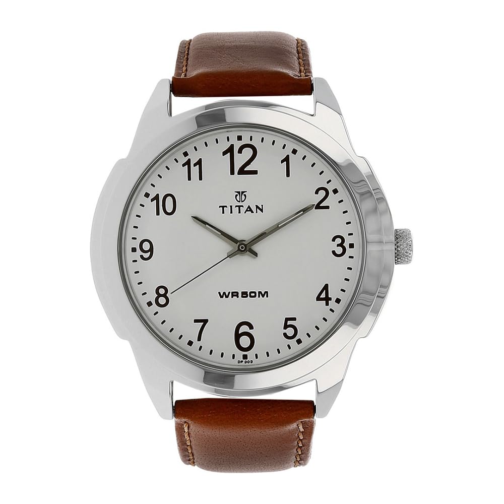 Titan Autumn-Winter 19 Analog White Dial Men’s Watch NM1585SL07/NN1585SL07/NP1585SL07