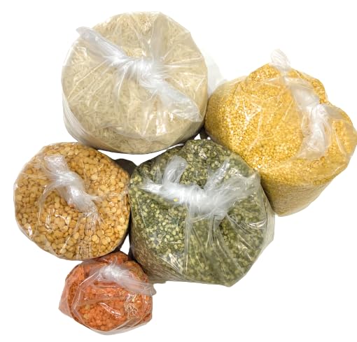 G 1 Transparent Bags | Multipurpose Grocery Bags | Packaging Bags | 51 Microns Thickness | 2000 Grams | 50 Pieces
