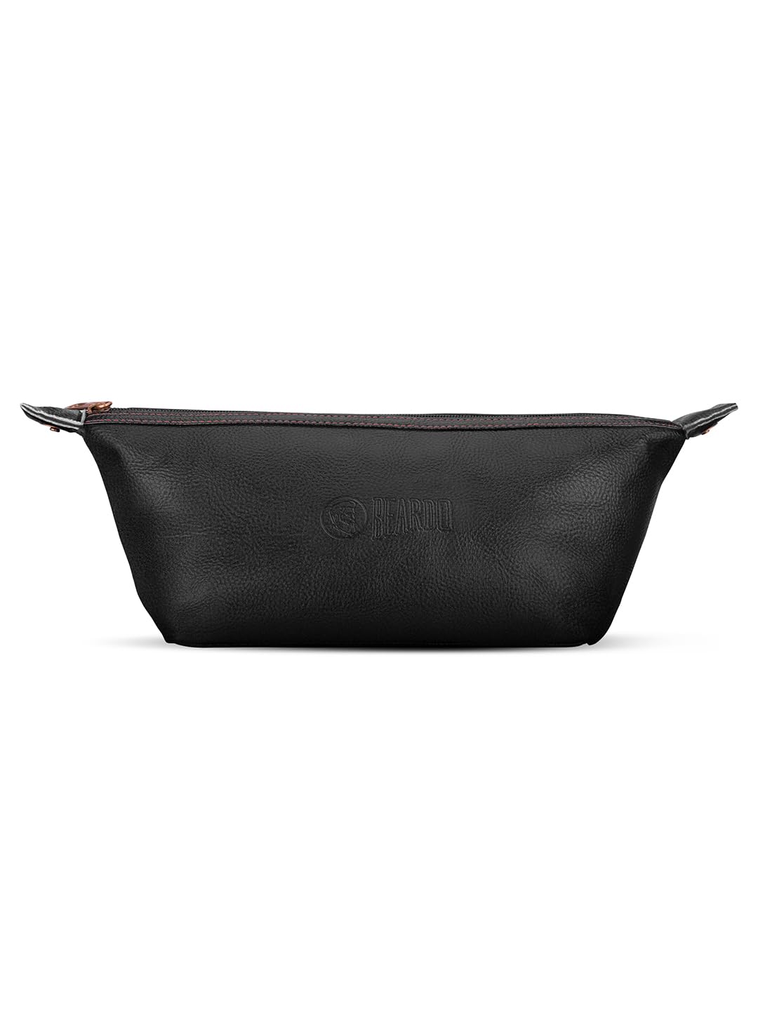 BEARDO Travel Pouch for Accessories|Stylish Toiletry Organizer Kit for Men & Women||Vegan Leather Waterproof Cosmetic Bag for Travel Essentials, 22 x 15.4 x 15.4 Centimeters, Black BEARDO Travel Pouch for Accessories|Stylish Toiletry Organizer Kit for Men & Women||Vegan Leather Waterproof Cosmetic Bag for Travel Essentials, 22 x 15.4 x 15.4 Centimeters, Black
