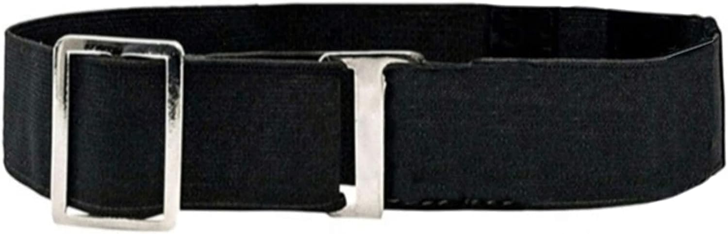 ANEMONE Advanced Tucker Shirt Stay Tuck in Adjustable Belt For Men And Women | Formal, Garter Elastic Strecheable Belt (Black)