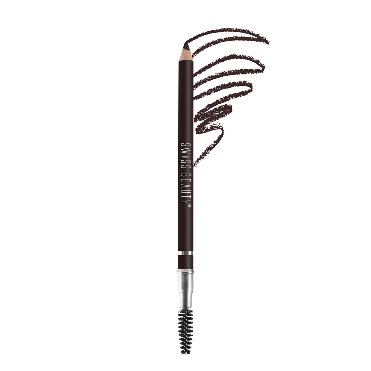 Swiss Beauty Eyebrow Definer Pencil With Spoolie | Smudge Proof, Waterproof And Pigmented Eyebrow Pencil |Shade – Deep Brown, 1.5Gm | Swiss Beauty Eyebrow Definer Pencil With Spoolie | Smudge Proof, Waterproof And Pigmented Eyebrow Pencil |Shade – Deep Brown, 1.5Gm |