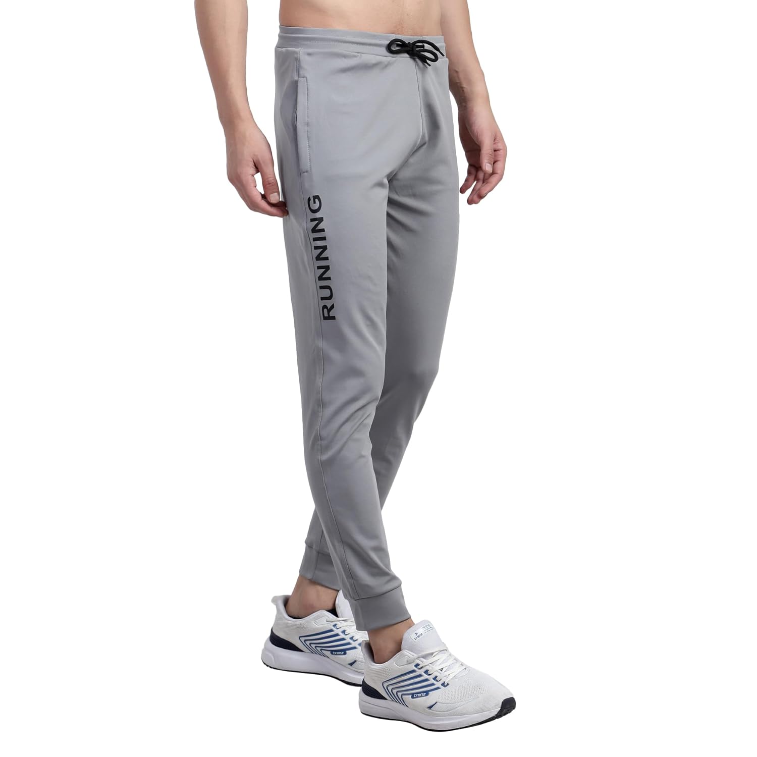 BLUE STAR SHARK Men’s Slim Fit Track Pants – Joggers for Running, Gym, Sports, and Casual Wear | Multipurpose Activewear Lower for Men & Boys | Stylish Summer Trousers & Night Pants
