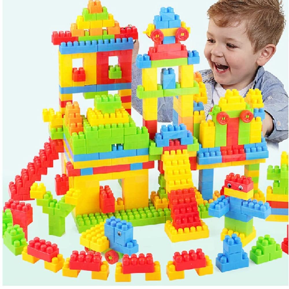 FunBlast DIY Plastic Building Blocks for Kids Building Blocks Toy for Kids Puzzle Games for Kid,Toys for Children Educational & Learning Toy for Kid,Girls & Boys -(250 Pieces Blocks with 38 Wheels) FunBlast DIY Plastic Building Blocks for Kids Building Blocks Toy for Kids Puzzle Games for Kid,Toys for Children Educational & Learning Toy for Kid,Girls & Boys -(250 Pieces Blocks with 38 Wheels)