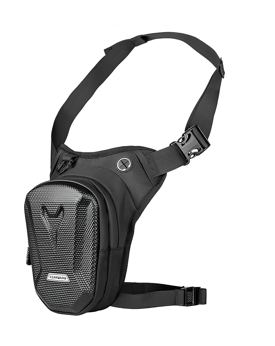 Optifit® Thigh Bag for Bikers, Waist Bag Waterproof and Large Capacity EVA Tactical Bag, Multi function Outdoor Sports Leg Bag for Outdoor Riding Hiking Climbing Optifit® Thigh Bag for Bikers, Waist Bag Waterproof and Large Capacity EVA Tactical Bag, Multi function Outdoor Sports Leg Bag for Outdoor Riding Hiking Climbing