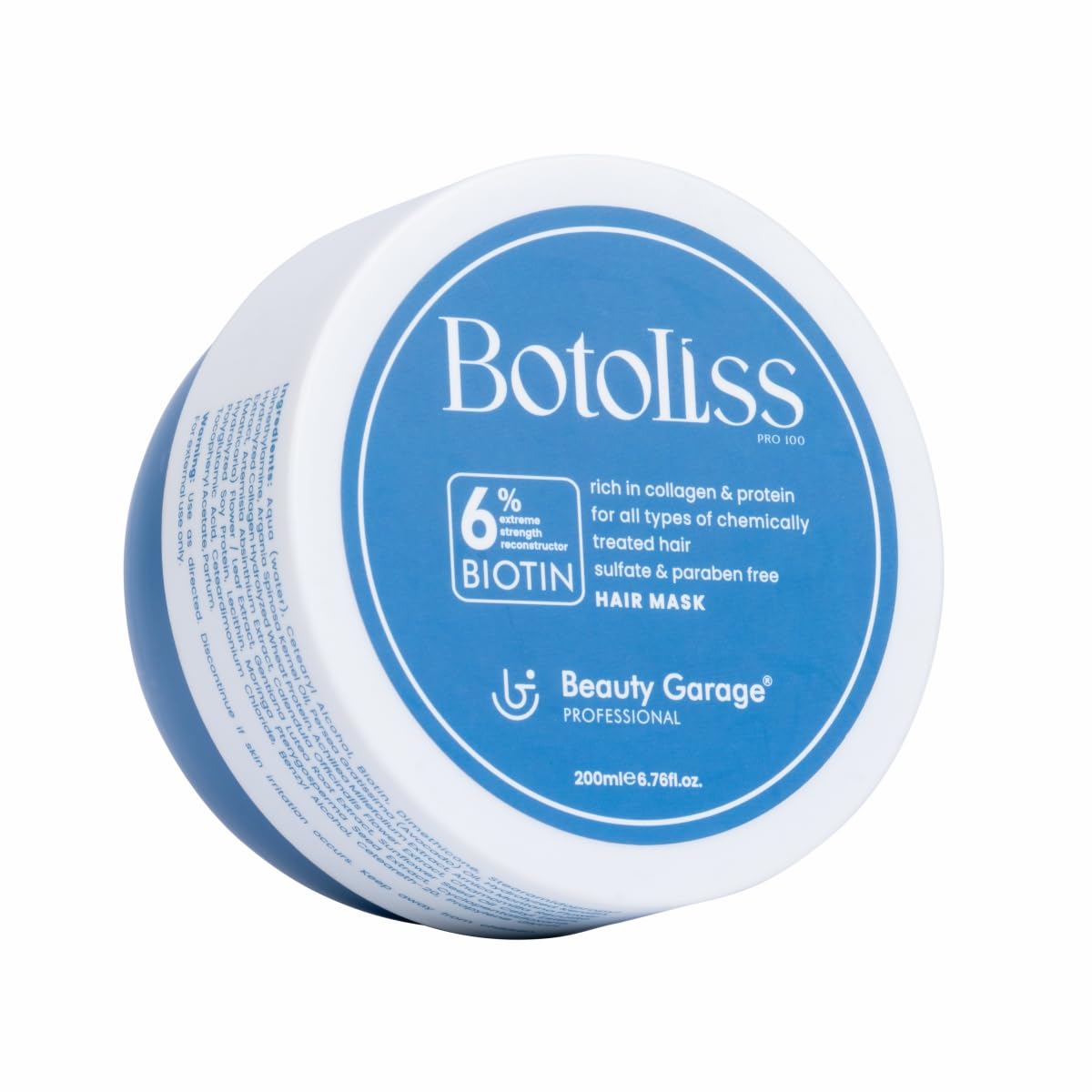 Beauty Garage Botoliss Hair Mask for Dry Hair| |200ml Hair Mask for Damaged Hair with 6% Biotin, Protein & Collagen| For Chemically Treated Hair, Sulfate & Paraben Free Beauty Garage Botoliss Hair Mask for Dry Hair| |200ml Hair Mask for Damaged Hair with 6% Biotin, Protein & Collagen| For Chemically Treated Hair, Sulfate & Paraben Free