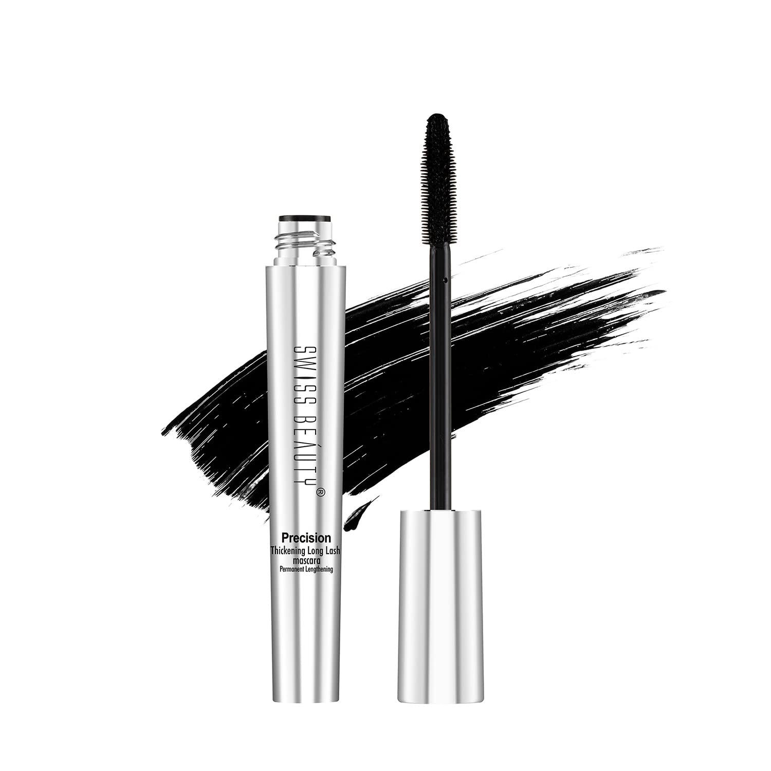 Swiss Beauty Waterproof Volume Mascara | Smudge Proof Curling Mascara For Eye Makeup | Jet Black, 8.5Ml | Swiss Beauty Waterproof Volume Mascara | Smudge Proof Curling Mascara For Eye Makeup | Jet Black, 8.5Ml |