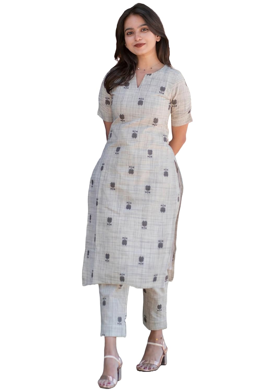 ANNI DESIGNER Women’s Rayon Viscose Straight Printed Kurta with Pant