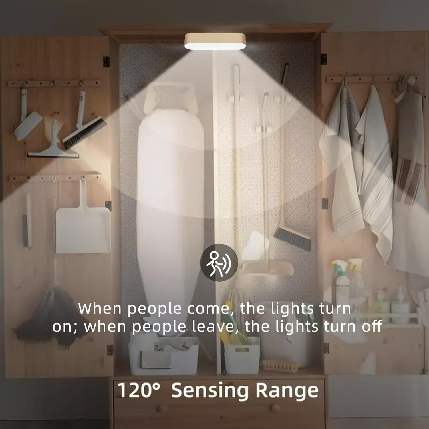 FLYNGO 2Pcs Motion Sensor LED Night Light Home, Indoor Auto On/Off Rechargeable Wireless Magnetic LED Cabinet Lamp for Closet, Bedroom, Home, Stairs, Kitchen, Bathroom, Wardrobe Lighting FLYNGO 2Pcs Motion Sensor LED Night Light Home, Indoor Auto On/Off Rechargeable Wireless Magnetic LED Cabinet Lamp for Closet, Bedroom, Home, Stairs, Kitchen, Bathroom, Wardrobe Lighting